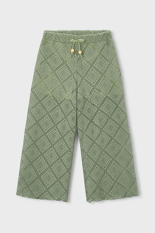 Mayoral spodnie dziecięce z elastanem zielony 3591.6J.Mini.PPY2