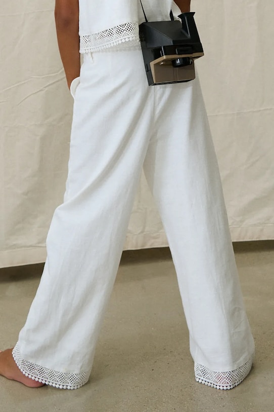 Mayoral pantaloni in lana bambino/a 6545.8A.Junior.PPY2 bianco