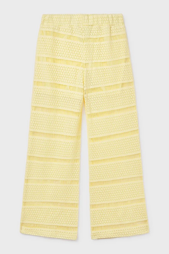 Mayoral spodnie dziecięce 6550.8C.Junior.PPY2 żółty SS26