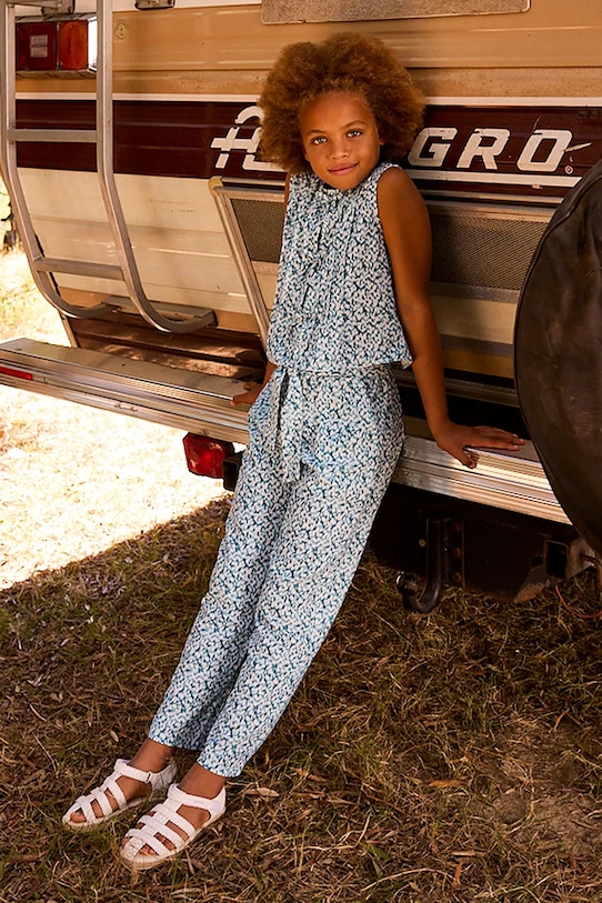 Mayoral spodnie dziecięce tkanina niebieski 6553.8D.Junior.PPY2