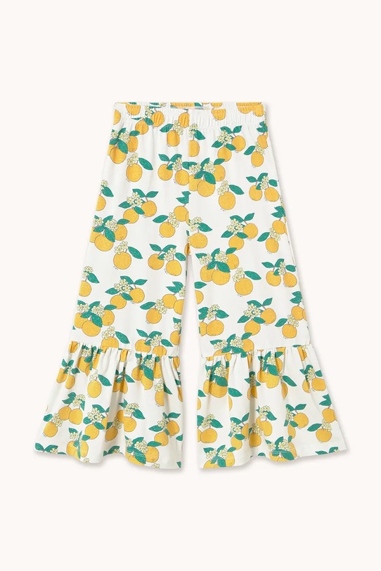 Tinycottons spodnie dziecięce ORANGES PANT SS26.028 żółty SS26