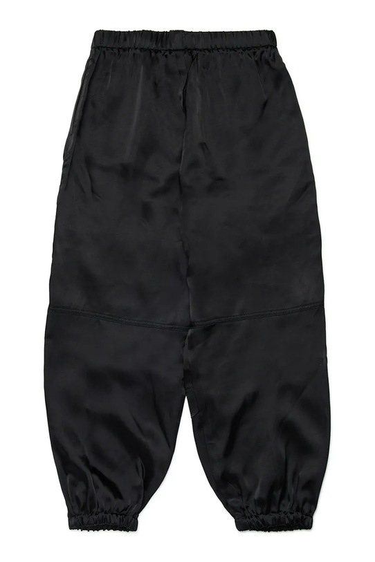 Diesel spodnie joggery dziecięce z wiskozą PSAFFER TROUSERS J02669.KXBMX czarny SS26