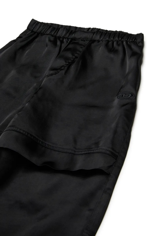 Dziewczynka Diesel spodnie joggery dziecięce z wiskozą PSAFFER TROUSERS J02669.KXBMX czarny