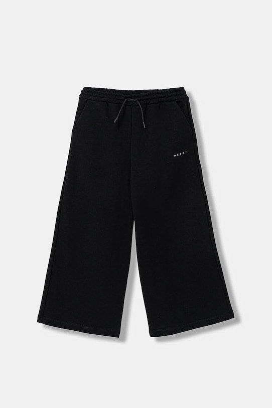 Marni spodnie dresowe bawełniane dziecięce MP190F TROUSERS bawełna czarny M01432.M00V0