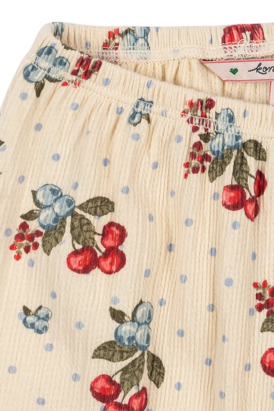 Dziewczynka Konges Sløjd spodnie dziecięce CHLEO PANTS GOTS KS104730.PPY2 beżowy