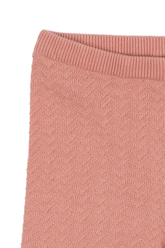 Dziewczynka Konges Sløjd spodnie bawełniane dziecięce CYPRES PANTS GOTS KS104756.PPY2 różowy