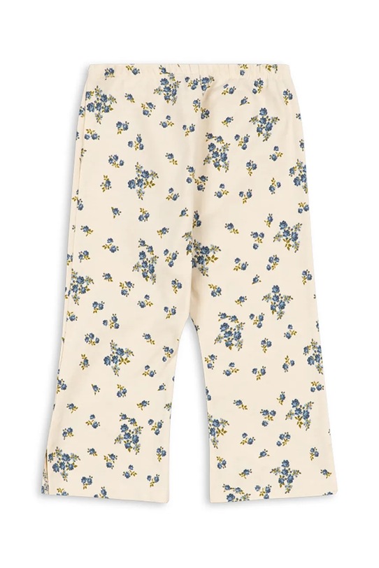 Konges Sløjd spodnie bawełniane dziecięce DREY SLIT PANTS GOTS KS104771.PPY2 beżowy SS26