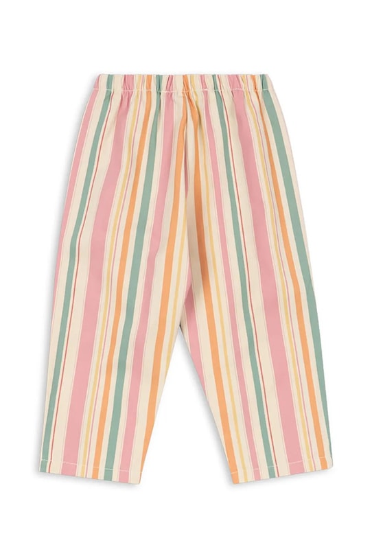 Dječje pamučne hlače Konges Sløjd FRANKIE PANTS GOTS KS104825.PPY2 šarena SS26