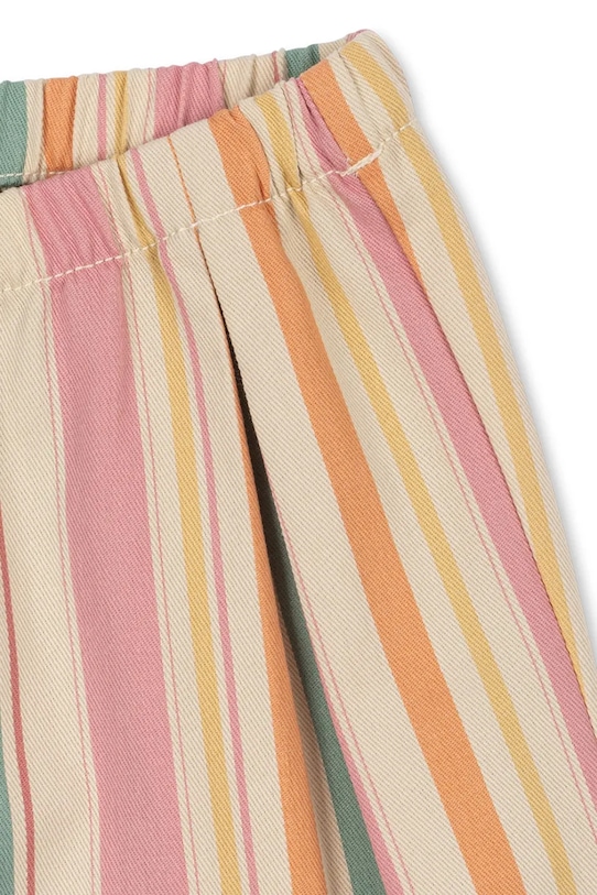 Djevojčice Dječje pamučne hlače Konges Sløjd FRANKIE PANTS GOTS KS104825.PPY2 šarena