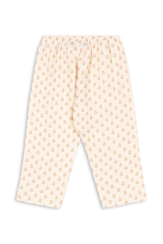 Konges Sløjd spodnie dresowe bawełniane dziecięce COCO PANTS GOTS KS104742.PPY2 beżowy SS26