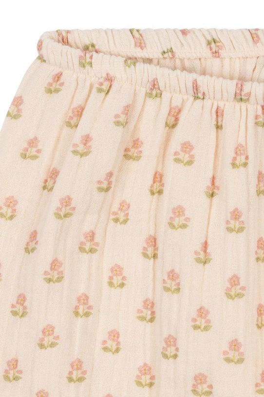 Dziewczynka Konges Sløjd spodnie dresowe bawełniane dziecięce COCO PANTS GOTS KS104742.PPY2 beżowy