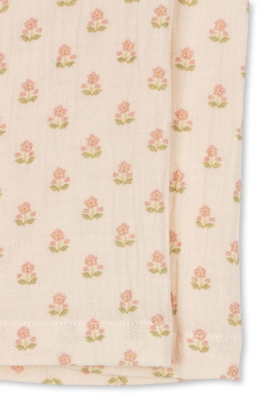 Detské bavlnené tepláky Konges Sløjd COCO PANTS GOTS béžová KS104742.PPY2