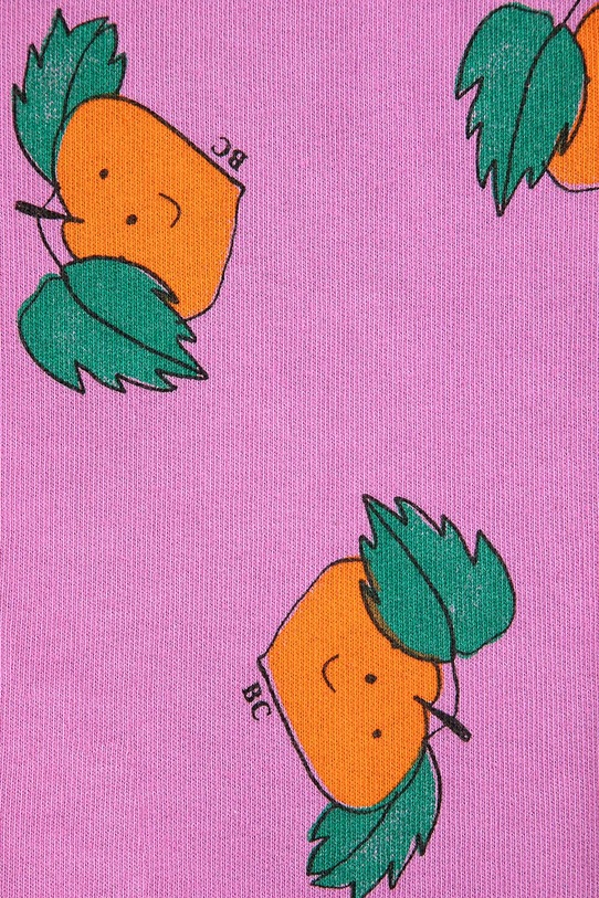 Dziewczynka Bobo Choses spodnie dresowe niemowlęce Tangerine 126AB071 różowy