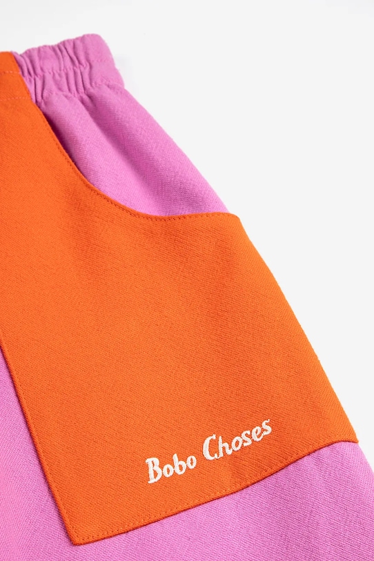 Bobo Choses gyerek pamut melegítőnadrág lila 126AC093