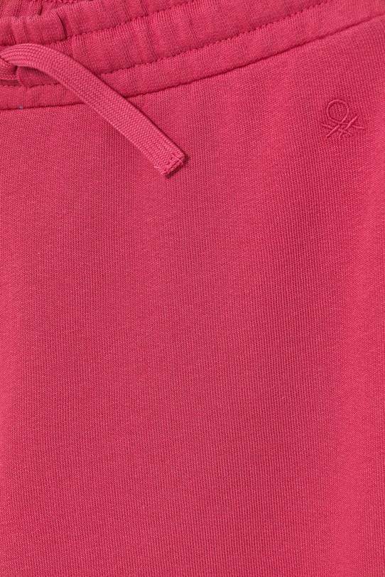 Dziewczynka United Colors of Benetton spodnie dresowe bawełniane dziecięce 3J68CF02H.G.Stagionale różowy