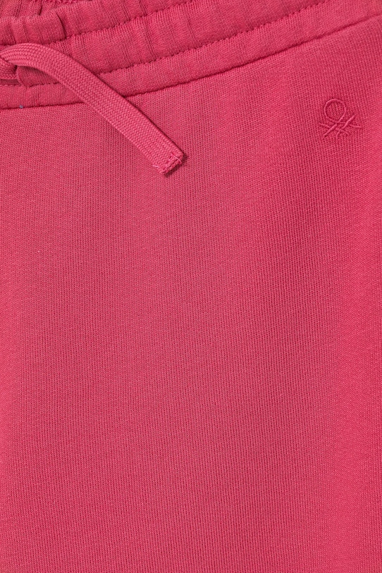 Dziewczynka United Colors of Benetton spodnie dresowe bawełniane dziecięce 3J68CF02H.G.Stagionale różowy