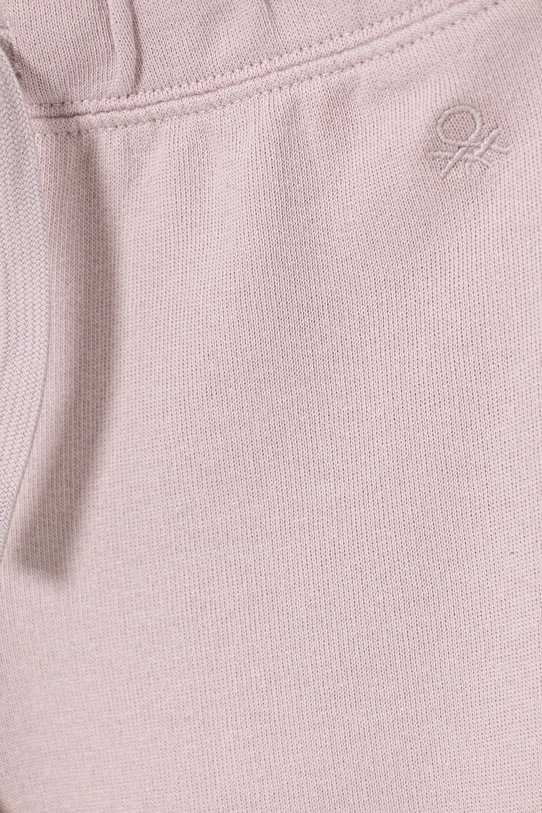 Dziewczynka United Colors of Benetton spodnie bawełniane dziecięce 3J70GF01N.P.Stagionale różowy