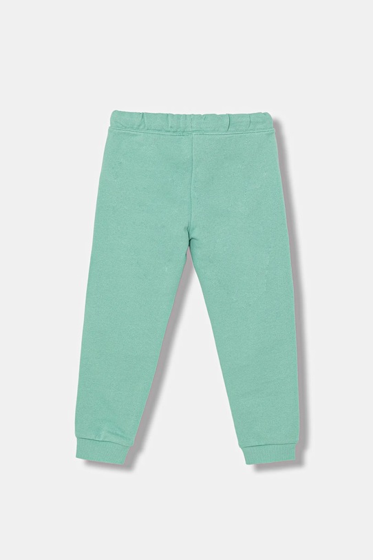 United Colors of Benetton spodnie bawełniane dziecięce 3J70GF01N.P.Stagionale turkusowy SS26