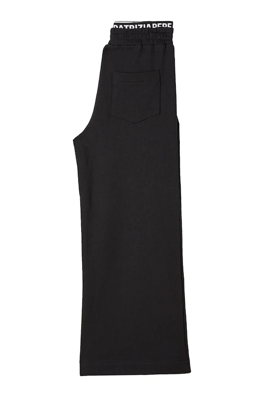 Παιδικό βαμβακερό παντελόνι Patrizia Pepe J409 7P0419 μαύρο SS26