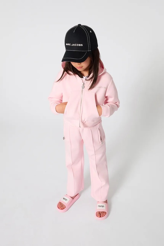 Dječje hlače Marc Jacobs natpis roza W60731.86.108