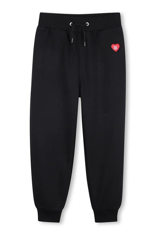 HUGO spodnie dresowe dziecięce G01031.156.162 czarny SS26