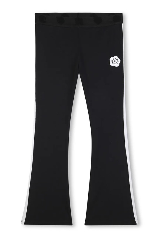 Kenzo Kids legginsy dziecięce bawełniane czarny K61639.114.150