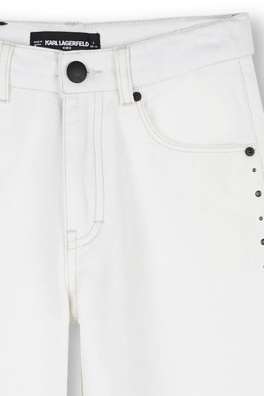 Dětské kalhoty Karl Lagerfeld bílá Z31127.156.162