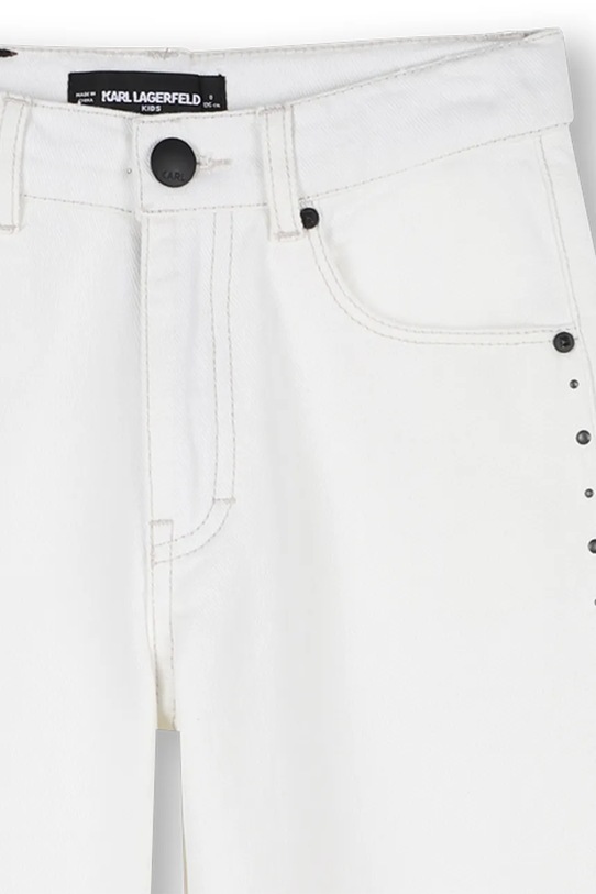 Dječje hlače Karl Lagerfeld bijela Z31127.114.150