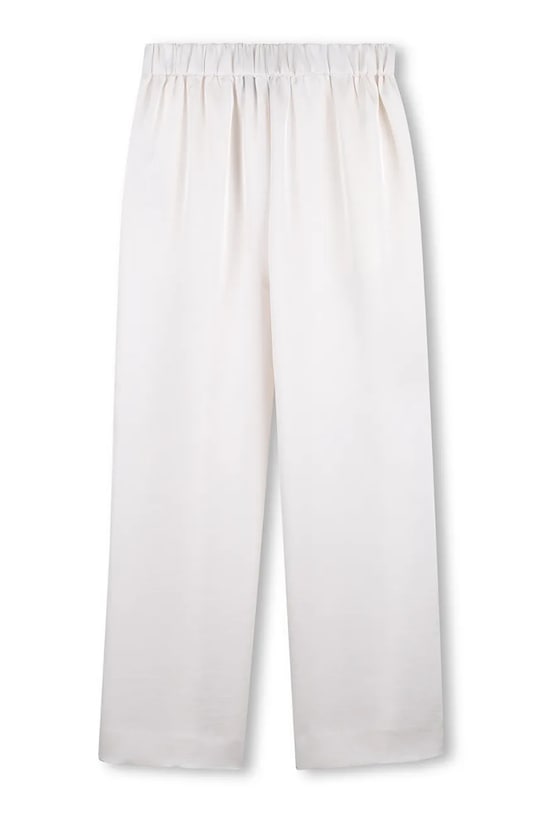 Dječji donji dio trenirke Karl Lagerfeld Z31129.156.162 bijela SS26