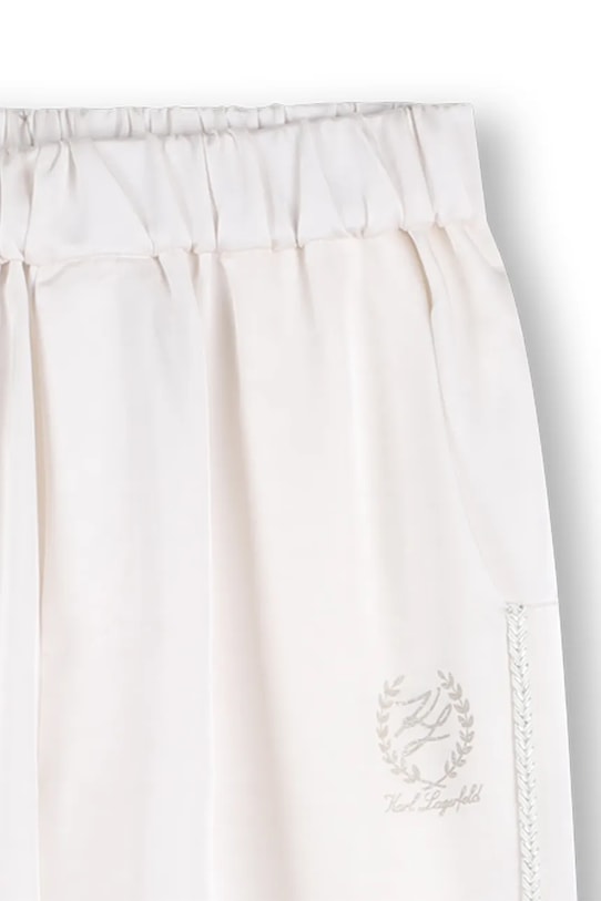 Djevojčice Dječji donji dio trenirke Karl Lagerfeld Z31129.114.150 bijela