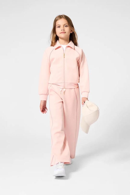 Παιδικό φούτερ BOSS πλεκτό ύφασμα ροζ J53015.114.150