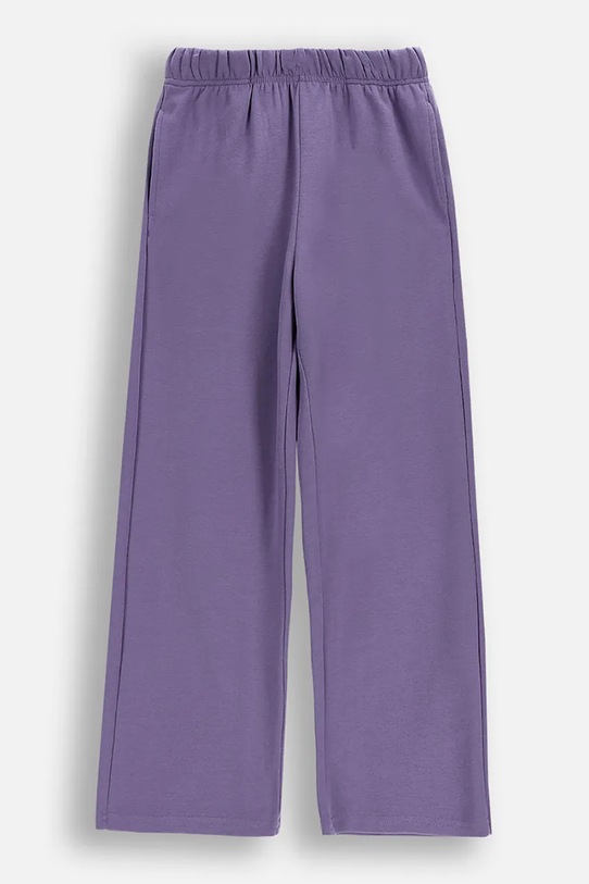 Dětské tepláky Coccodrillo pletenina fialová WC6121101VGA