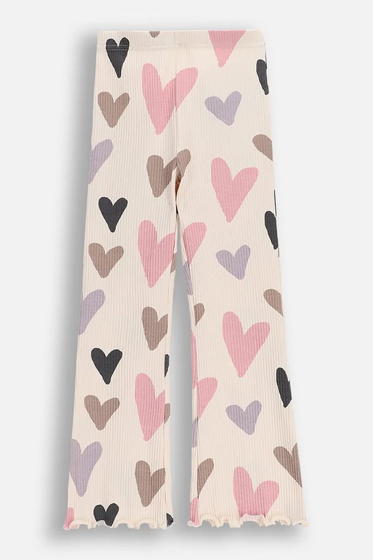 Dětské tepláky Coccodrillo pletenina béžová WC6122102HGK