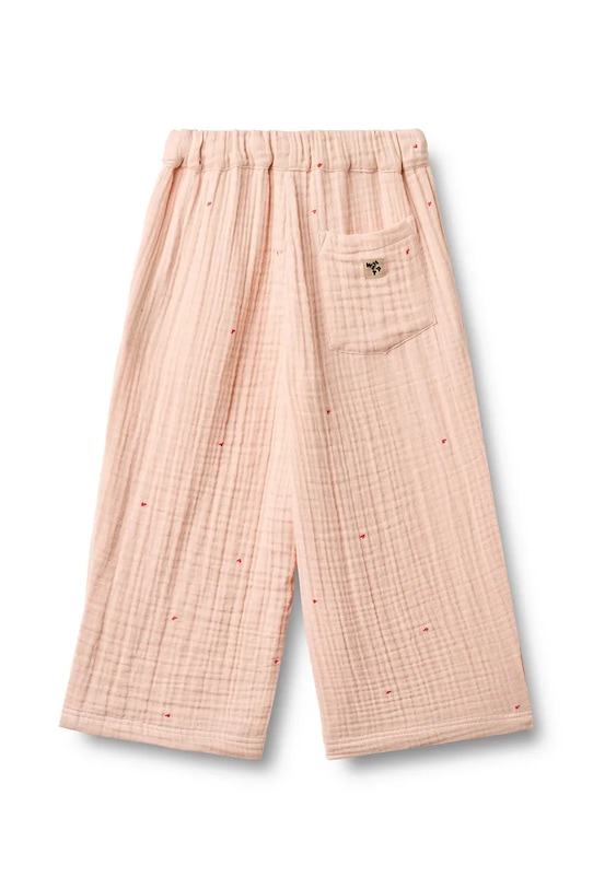 Dziewczynka Wheat spodnie bawełniane dziecięce 2706.240.GOTS pomarańczowy