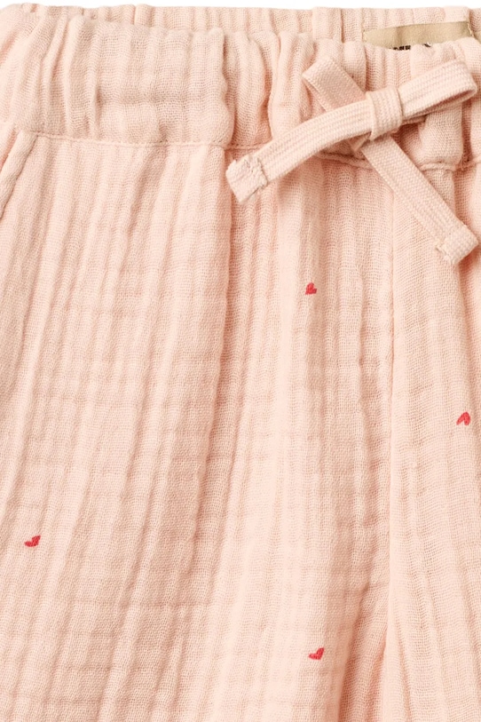 Wheat spodnie bawełniane dziecięce pomarańczowy 2706.240.GOTS