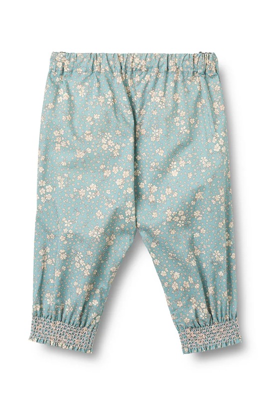 Wheat spodnie bawełniane niemowlęce 4701.222.GOTS niebieski SS26