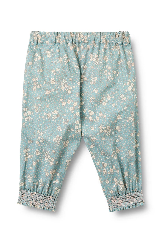 Wheat spodnie bawełniane niemowlęce 4701.222.GOTS niebieski SS26