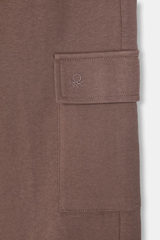 Dievča United Colors of Benetton Teplákové nohavice detské 36EKCF06X.G.Stagionale hnedá