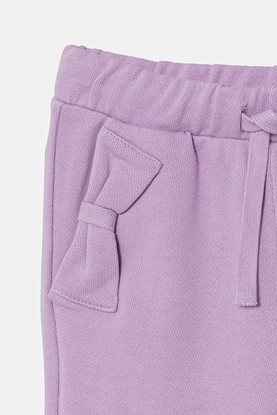 Dievča United Colors of Benetton teplákové nohavice detské bavlnené 3NBMGF05D.P.Stagionale fialová