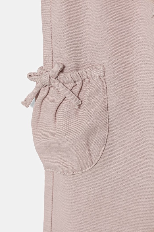 Dziewczynka United Colors of Benetton spodnie cargo dziecięce 42KQGF02V.P.Stagionale różowy