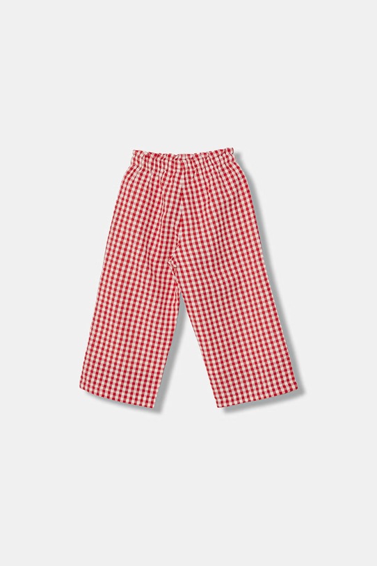United Colors of Benetton spodnie dziecięce bawełniane 47QJGF02Y.P.Stagionale czerwony SS26