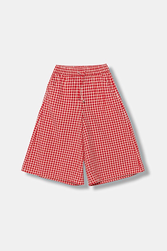 United Colors of Benetton kalhoty se širokými nohavicemi dětské bavlněné červená 4TEECF05O.G.Stagionale