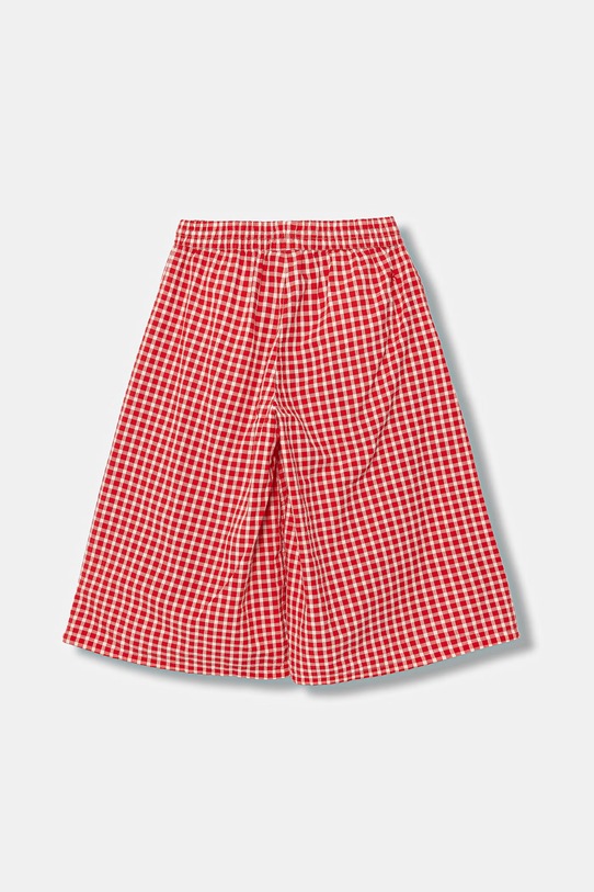 United Colors of Benetton kalhoty se širokými nohavicemi dětské bavlněné 4TEECF05O.G.Stagionale červená SS26