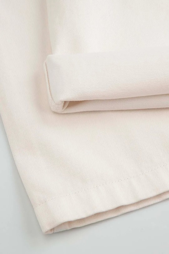 Coccodrillo pantaloni wide leg per bambini in cotone beige WC6119102CTG