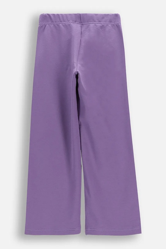 Coccodrillo Pantaloni da tuta per bambini con cotone WC6120101LGD violetto SS26