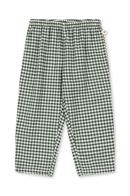 Konges Sløjd spodnie bawełniane dziecięce FORET PANTS GOTS wzorzyste multicolor KS104195.PreSpring