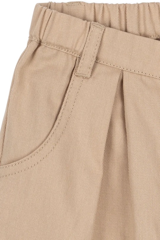 Chłopiec Konges Sløjd spodnie bawełniane dziecięce FRANKIE PANTS GOTS KS104301.PreSpring beżowy