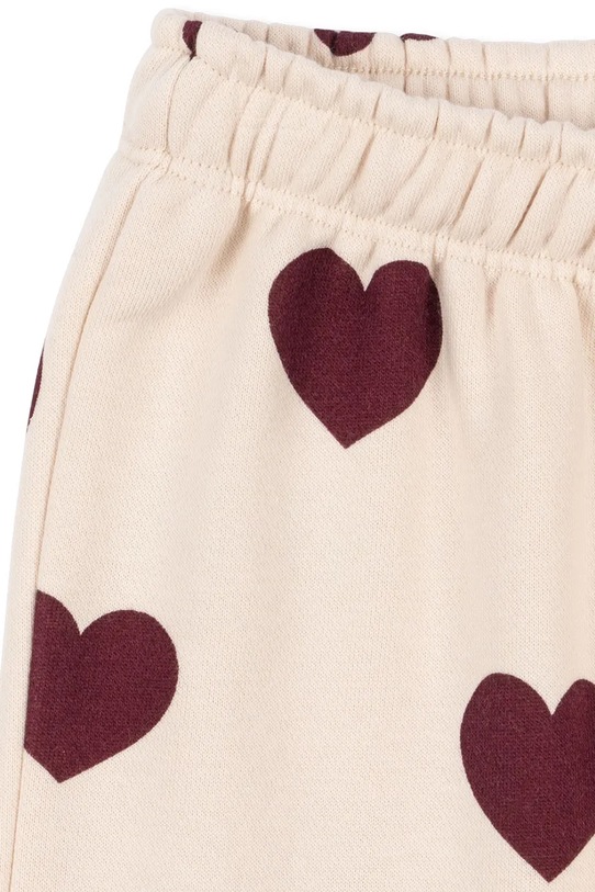 Chłopiec Konges Sløjd spodnie dresowe dziecięce LOU SWEAT PANTS OCS KS104345.PreSpring beżowy