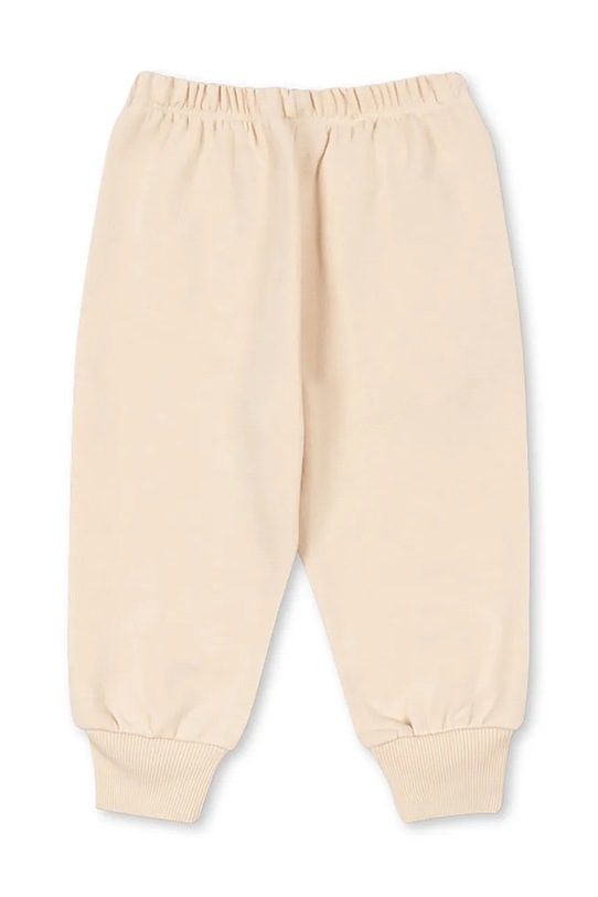 Konges Sløjd spodnie dresowe bawełniane dziecięce LOUPY LOU SWEAT PANTS OCS KS104349.PreSpring beżowy SS26