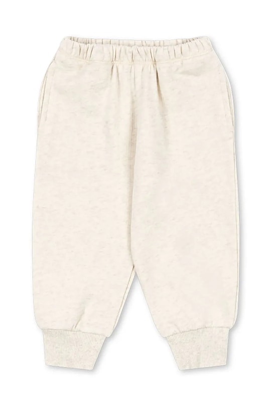 Παιδικό βαμβακερό παντελόνι Konges Sløjd LOUPY LOU SWEAT PANTS OCS βαμβάκι γκρί KS104349.PreSpring